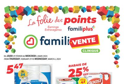 Familiprix Clinique Flyer February 29 to March 6