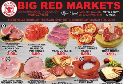 Big Red Markets Flyer February 29 to March 6
