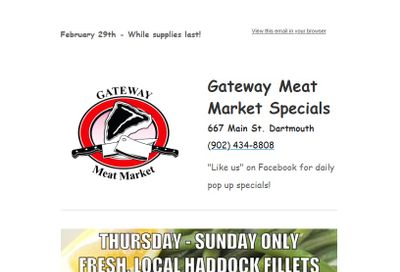 Gateway Meat Market Flyer February 29 to March 6
