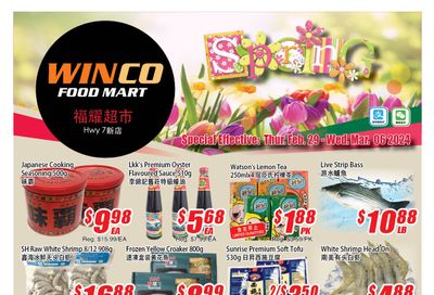 WinCo Food Mart (HWY 7) Flyer February 29 to March 6
