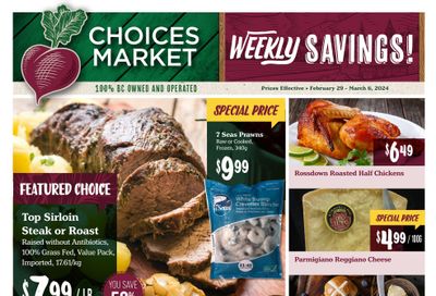 Choices Market Flyer February 29 to March 6