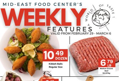 Mid-East Food Centre Flyer February 29 to March 6