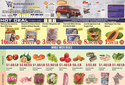 88 Supermarket Flyer February 29 to March 6