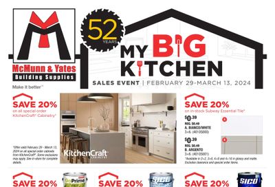 McMunn & Yates Building Supplies Flyer February 29 to March 13