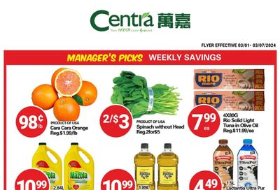 Centra Foods (North York) Flyer March 1 to 7