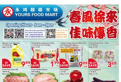 Yours Food Mart Flyer March 1 to 7