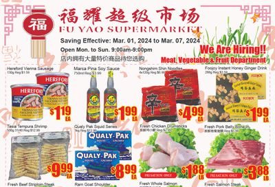 Fu Yao Supermarket Flyer March 1 to 7