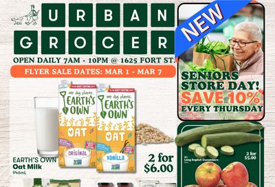 Urban Grocer Flyer March 1 to 7