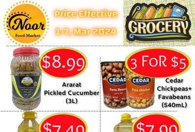 Noor Food Market Flyer March 1 to 7