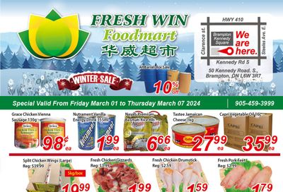 Fresh Win Foodmart Flyer March 1 to 7