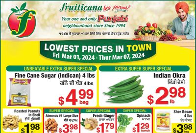 Fruiticana (Calgary) Flyer March 1 to 7