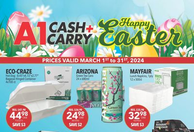A-1 Cash and Carry Flyer March 1 to 31