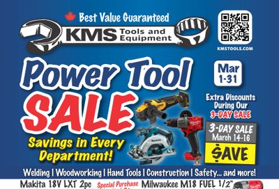 KMS Tools and Equipment Flyer March 1 to 31