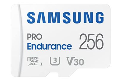 SAMSUNG PRO Endurance 256GB MicroSDXC Memory Card with Adapter for Dash Cam, Body Cam, and Security Camera – Class 10, U3, V30 (‎MB-MJ256KA/AM) [Canada Version] $34.99 (Reg $46.99)