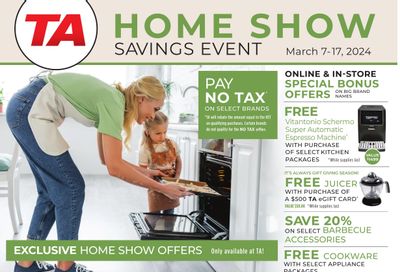 TA Appliances and Barbecues Flyer March 4 to 17