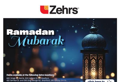 Zehrs Ramadan Flyer March 7 to April 3