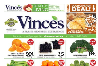 Vince's Market Flyer March 7 to 27