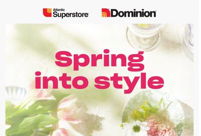 Atlantic Superstore Spring Into Style Flyer March 14 to April 17