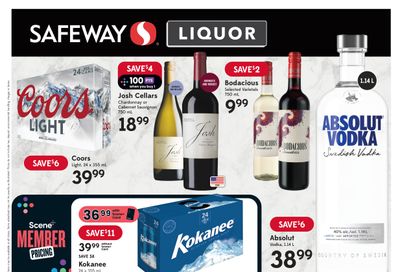 Safeway (BC) Liquor Flyer March 21 to 27