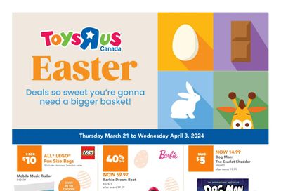 Toys R Us Flyer March 21 to April 3