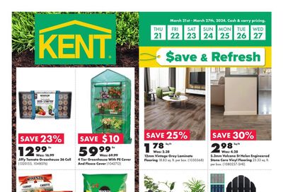 Kent Building Supplies Flyer March 21 to 27