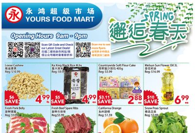 Yours Food Mart Flyer March 22 to 28