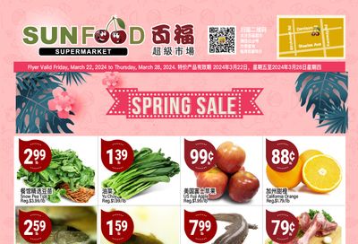 Sunfood Supermarket Flyer March 22 to 28