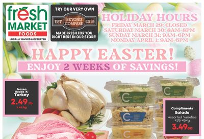 Fresh Market Foods Flyer March 22 to April 4