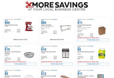Costco Business Centre Instant Savings Flyer March 25 to April 7