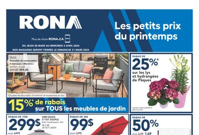 Rona (QC) Flyer March 28 to April 3
