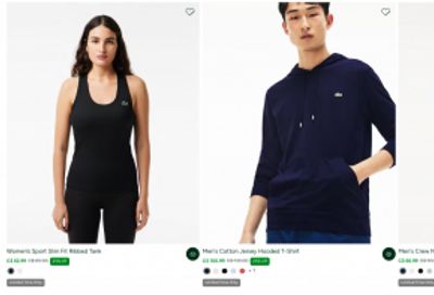 Lacoste Canada: Save 25% on Select Styles