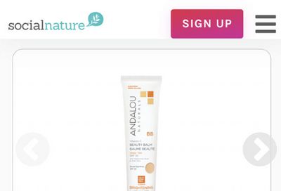 Social Nature Canada: Apply to Try Vitamin C SPF 30 Beauty Balm by Andalou Naturals
