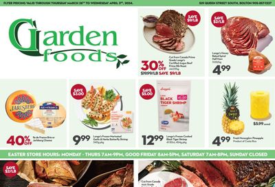Garden Foods Flyer March 28 to April 3
