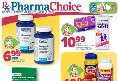 PharmaChoice Health Centre Flyer March 28 to April 3