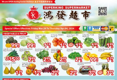 Superking Supermarket (North York) Flyer March 29 to April 4