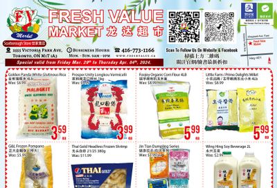 Fresh Value (Scarborough) Flyer March 29 to April 4