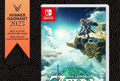 The Legend of Zelda™: Tears of the Kingdom – Nintendo Switch $80.42 (Reg $89.99)