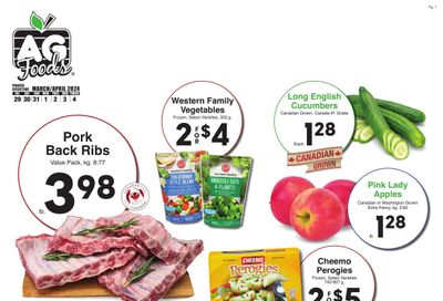 AG Foods Flyer March 29 to April 4