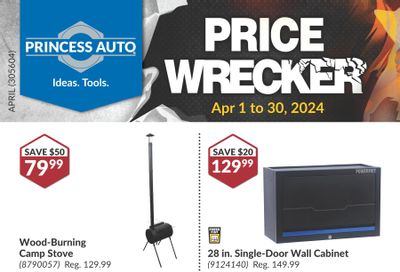 Princess Auto Price Wrecker Flyer April 1 to 30