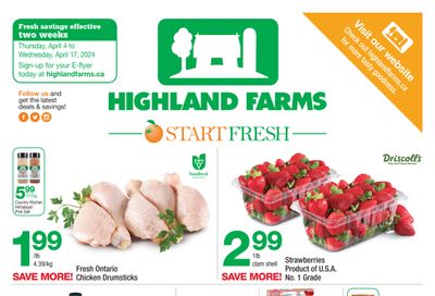 Highland Farms Flyer April 4 to 17