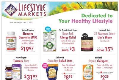 Lifestyle Markets Flyer April 3 to 21