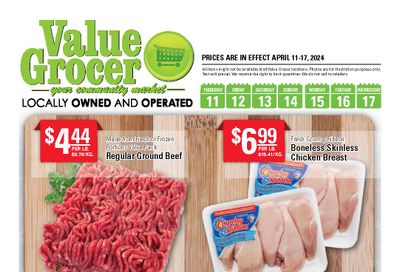 Value Grocer Flyer April 11 to 17
