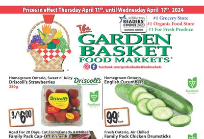 The Garden Basket Flyer April 11 to 17