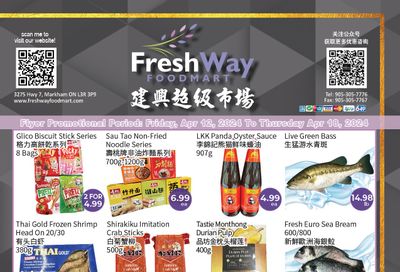 FreshWay Foodmart Flyer April 12 to 18