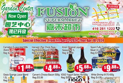 Fusion Supermarket Flyer April 12 to 18