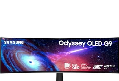 Samsung 49 inch Odyssey 0.03 ms 240 Hz OLED G9 Gaming Monitor (LS49CG932SNXZA) -[Canada Version] (2023) $1298 (Reg $1999.99)