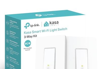 Kasa Smart 3-Way Light Switch Kit by TP-Link (HS210 KIT) - Neutral Wire and 2.4GHz Wi-Fi Connection Required, Works with Alexa and Google Home, No Hub Required, UL Certified, 2-Pack $29.99 (Reg $39.99)