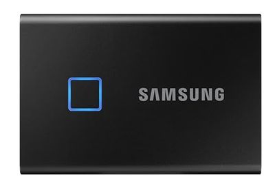 Samsung T7 Touch Portable SSD (MU-PC2T0K/WW) Black, 2 TB $169.99 (Reg $279.97)