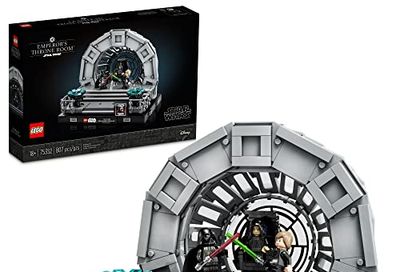 LEGO Star Wars Emperor’s Throne Room Diorama 75352 Building Set for Adults, Classic Star Wars Collectible for Display with Darth Vader Minifigure, Fun Birthday Gift for Men and Women $99.99 (Reg $129.99)