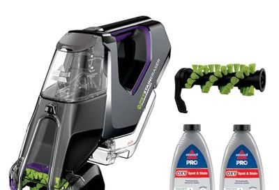 BISSELL - Portable Carpet Cleaner - Pet Stain Eraser PowerBrush - Handheld - Grab and Go Cordless Convenience with Powerful Motorized Brush, Purple, 2846D $135 (Reg $179.99)